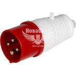 E.NEXT Силова вилка переносна e.plug.pro.4.16, 4п., 380В, 16А (014)