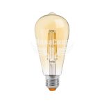 VIDEX Світлодіодна лампа E27 Filament 6Вт 2200K ST64FAD Бронза діммер