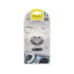 Ароматизатор (Mr&Mrs) Mio Round White Bergamot&Sandal (полімерний на дефлектор)