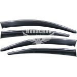 Вітровики VW Passat B7 з10-14р.в. седан клеючі (Sunplex) хром