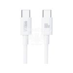 Кабель для зарядки моб. телеф. Type-C to Type-C (Brevia) 1м. білий, 60W, Box (55100)