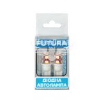 Лампочка без цоколя LED T10_W5W SMD біла 12-діодів 12V W2.1x9.5d (Futura) (к-т. 2шт.)