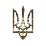 Наклейка герб (силікон) 7,5x4,6 золото