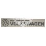 Наклейка з написом VOLKSWAGEN 29х5 срібна