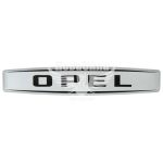 Наклейка з написом Opel (срібне тло) (силікон) 12х2,2