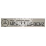 Наклейка з написом MERCEDES-BENZ 29х5 срібна
