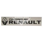 Наклейка з написом RENAULT 27х5 чорна