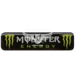 Наклейка з написом Monster (чорне тло) (силікон) 10х2,5