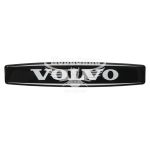 Наклейка з написом Volvo (чорне тло) (силікон) 12х2,2