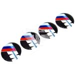 Наклейка BMW M на ковпаки (силікон) діам. 5х5