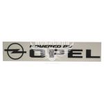 Наклейка з написом OPEL 29х5 чорна
