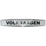 Наклейка з написом Volkswagen (срібне тло) (силікон) 12х2,2
