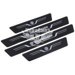 Наклейки на пороги карбон Volkswagen кт. 4шт. 55х7 передні, 35х7 задні (New)