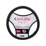 Чохол руля XL чорний 41-43см. (CarLife) SW114XL