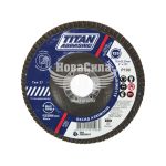 Диск шліфувальний пелюстковий 125x22мм P100 (TITAN Abrasive) (Т27)