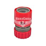 Конектор 3/4 для шланга 3/4 (Intertool) (з аквастопом)