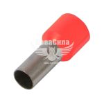 E.NEXT Ізольований нак.втулк.e.terminal.stand.e1008.red 1,0 кв.мм, червоний