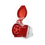 E.NEXT Силова розетка стаціонарна e.socket.pro.5.32, 5п., 380В, 32А (125)