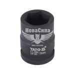 Головка торцева ударна низька шестигранна 1/2 19 мм. (Yato)