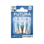 Лампочка 1-но конт. черешня синя LED SMD 12V 6-діодів R5W BA15s (Futura) (к-т.-2шт.)