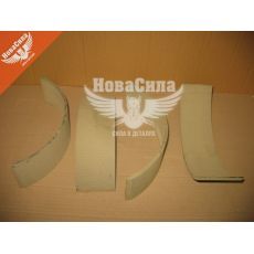 Накладка гальмівної колодки 5301-Зил Бичок задні к-т. 4шт. (ТИИР)