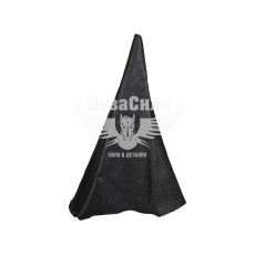 Чохол ручки КПП шкіра (CarLife) Peugeot Partner l з96р.в. (чорний)