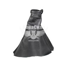 Чохол ручки КПП шкіра (CarLife) Renault Trafic (чорний)