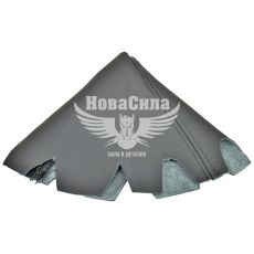 Чохол ручки КПП шкіра (CarLife) VW T-5 (чорний)