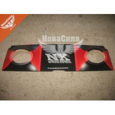 Полка багажника 21099 тюнінг червона (Україна)