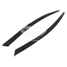 Ветровики на фары Audi A6 с04-11г.в. (КНР) (реснички)