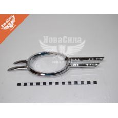 Рамка решетки бампера MB E-Class (W211) з02-09р.в. пред. лев. (FPS) (хром)