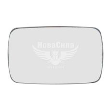 Скло зеркала бок. BMW 5 (E34) прав. елек. з підігр. (Alkar) (полотно)