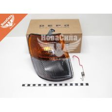 Ліхтар повороту фари Mitsubishi Pajero II з90-00р.в. прав. жовт. (Depo)