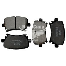 Колодки гальмівні VW Caddy III з04-10р.в. зад. (Lucas-Girling) (Mapco) (без датчика)