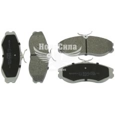Комплект гальмівних колодок, дискові гальма (ASHIKA) 50-00-017 FORD NISSAN LDV