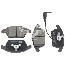 Колодки тормозные VW Caddy III с04г.в. перед. (Ate) (Solgy) (с датчиком)