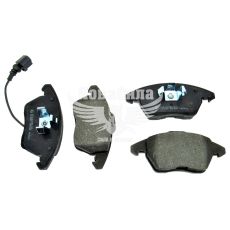 Колодки гальмівні VW Caddy III з04р.в. перед. (Ate) (ABE) (з датчиком)