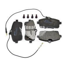 Колодки гальмівні Peugeot 407 з04р.в. перед. (Lucas) (Remsa) (з датчиком)