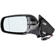 Зеркало внешнее зад. вида Skoda Octavia с96-10г.в. еле. лев. с подогрев. (Blic)