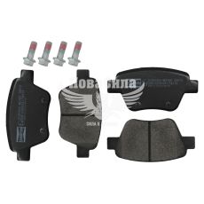 Колодки гальмівні VW Caddy III з10р.в. зад. (Bosch) (Champion)