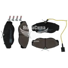 Колодки тормозные Fiat Ducato с94-02г.в. перед. (TRW) (Champion) (с датчиком)