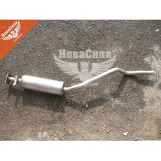 Глушник (резонатор) середній D. Nexia 1.5 інжектор (POLMO) (нержавіючий)