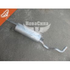 Глушник (бочка) основний Skoda Octavia 1.6 з96-07р.в. (POLMO) (нерж.)