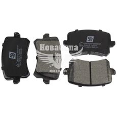 Колодки гальмівні VW Caddy III з04-10р.в. зад. (Lucas) (Solgy) (без датчика)