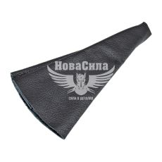 Чохол ручки КПП шкіра (CarLife) VW Caddy (чорний)