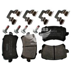 Колодки гальмівні VW Caddy III з04-10р.в. зад. (TRW) (Mapco) (без датчика)