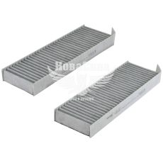 Фільтр салону (Molder) Citroen Berlingo з08р.в. 1.6i, 1.6HDI (вугільний)