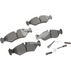 Комплект гальмівних колодок, дискове гальмо (TEXTAR) 2473901 MERCEDES-BENZ VW