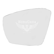 Скло зеркала бок. Skoda Octavia з12р.в. лів. з підігр. (LKQ) (полотно)