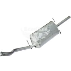 Глушитель (бочка) основной D. Lanos седан (ТМК) (под хомут)